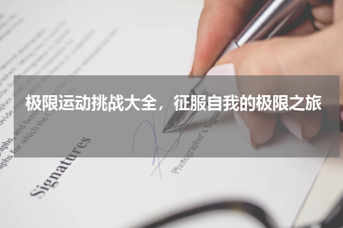 极限运动挑战大全，征服自我的极限之旅  