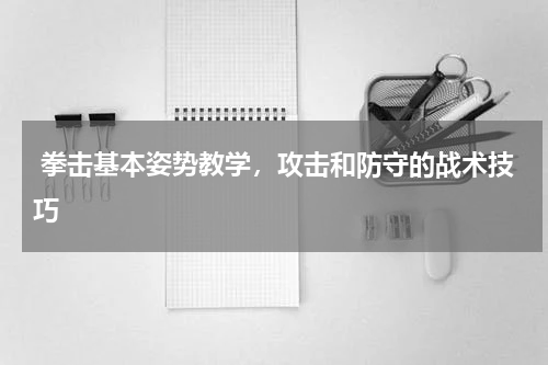  拳击基本姿势教学，攻击和防守的战术技巧  