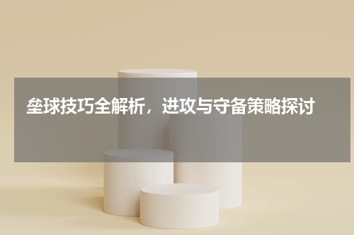  垒球技巧全解析，进攻与守备策略探讨  