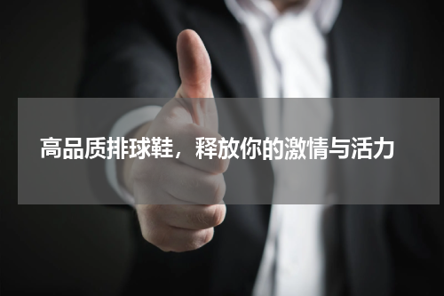  高品质排球鞋，释放你的激情与活力