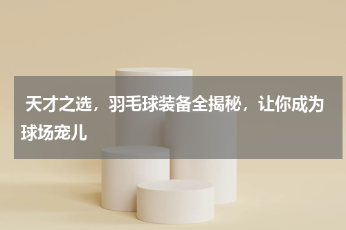  天才之选，羽毛球装备全揭秘，让你成为球场宠儿 
