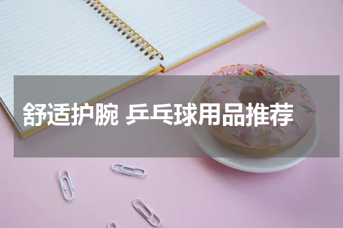  舒适护腕 乒乓球用品推荐