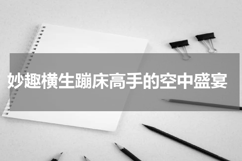  妙趣横生蹦床高手的空中盛宴