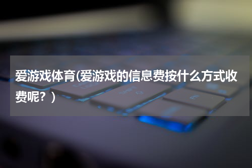 爱游戏体育(爱游戏的信息费按什么方式收费呢？)
