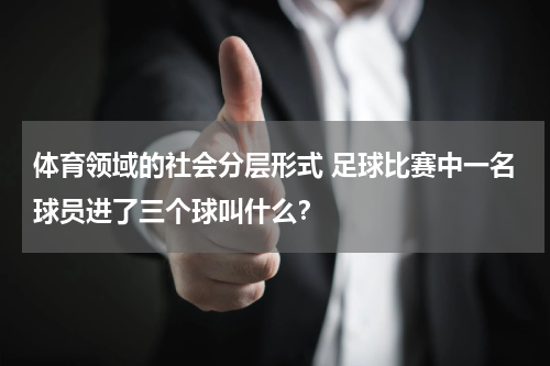 体育领域的社会分层形式 足球比赛中一名球员进了三个球叫什么？