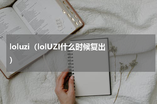 loluzi（lolUZI什么时候复出）