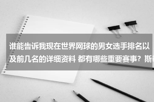 谁能告诉我现在世界网球的男女选手排名以及前几名的详细资料 都有哪些重要赛事？斯泰潘内克的重要事件
