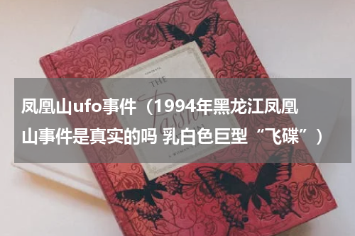 凤凰山ufo事件（1994年黑龙江凤凰山事件是真实的吗 乳白色巨型“飞碟”）