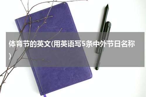 体育节的英文(用英语写5条中外节日名称)
