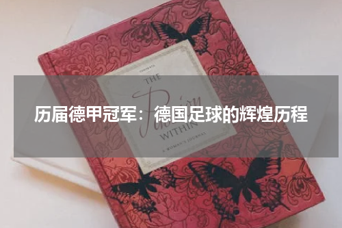 历届德甲冠军：德国足球的辉煌历程