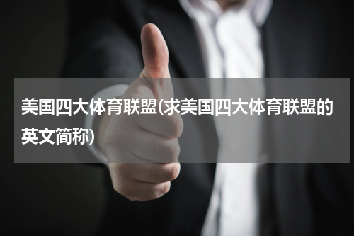 美国四大体育联盟(求美国四大体育联盟的英文简称)